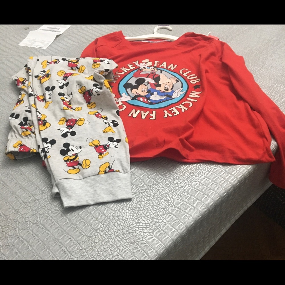 Adults womans Mickey mouse  pajamas size medium